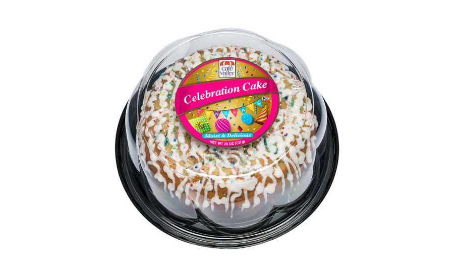 Cafe Valley Celebration Cake (900x550), Png Download