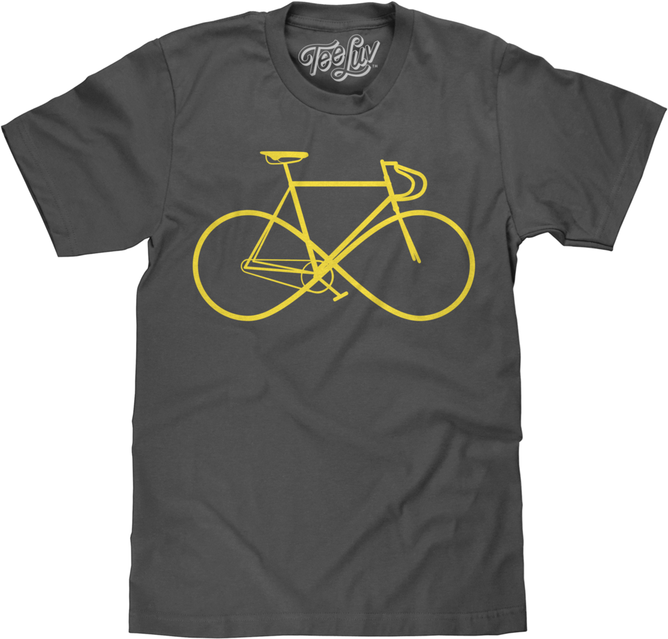 Infinity Sign Bicycle - Ellie Goulding Don T Panic Shirt (999x1024), Png Download