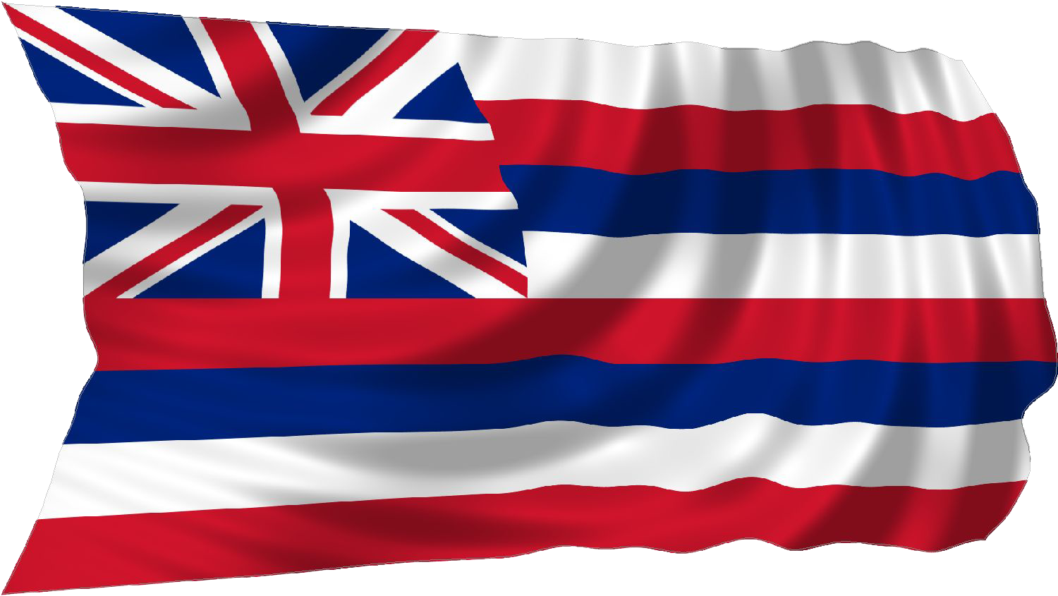 Hawaii Gubernatorial Candidates - Printable Flag Of Hawaii (1500x845), Png Download