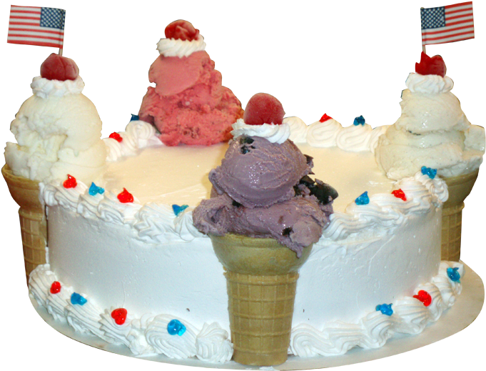 Our Delicious Homemade Ice Cream Cakes Are Made Daily - Homemade Ice Cream Cake (704x528), Png Download