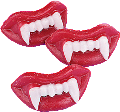 The Worst Halloween Candy Ever Made - Candy Wax Lips Transparent (400x400), Png Download