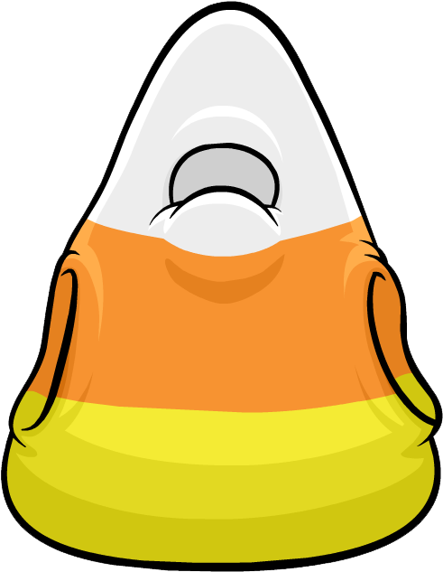 Candy Corn Costume Clothing Icon Id 4433 - Club Penguin Halloween Costume Ids (508x642), Png Download