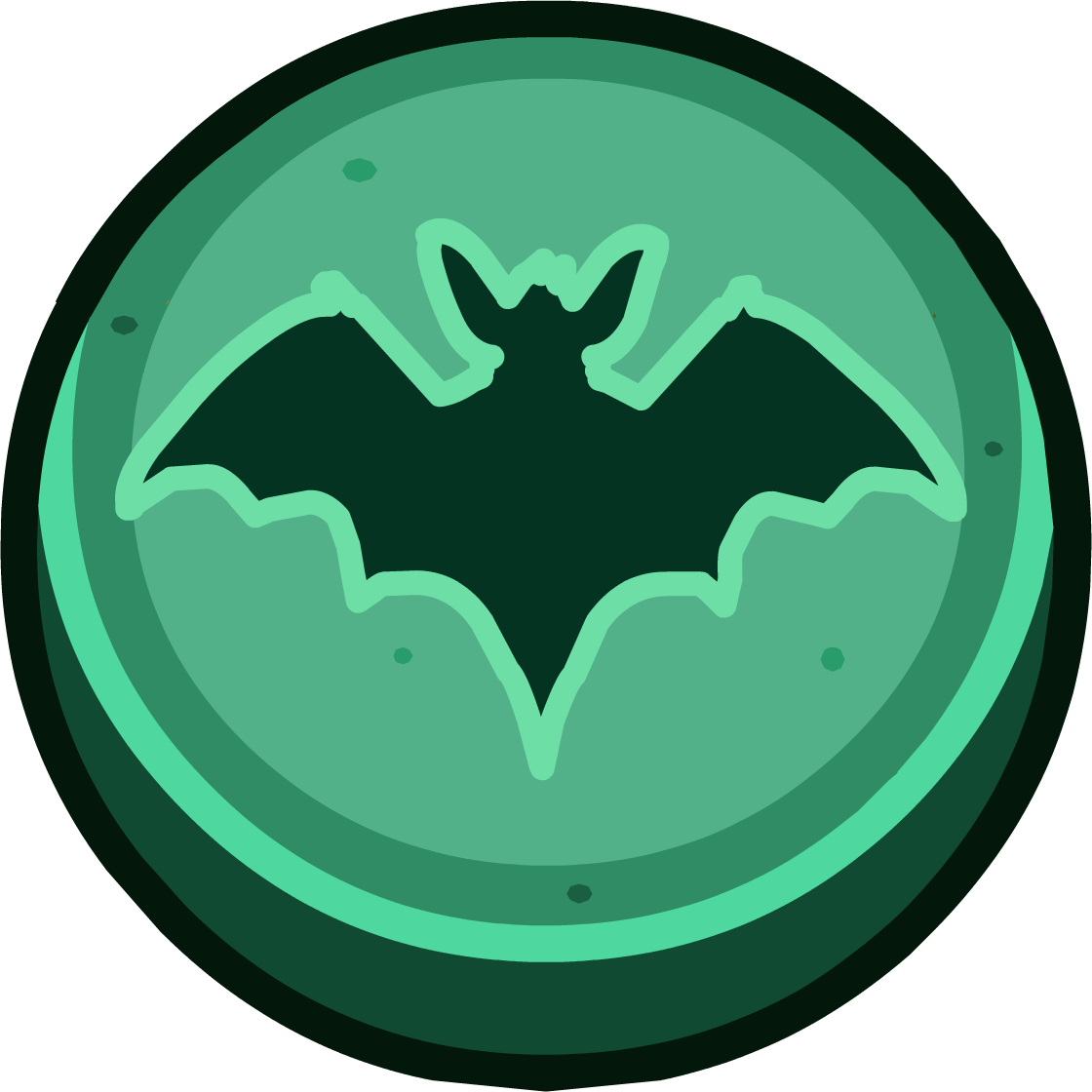 Halloween 2013 Transform Candy Bat Green - Club Penguin Halloween Candy (1120x1120), Png Download