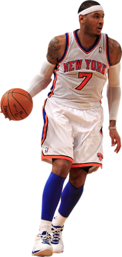 Carmeloanthony Freetoedit - Carmelo Anthony No Background (240x505), Png Download