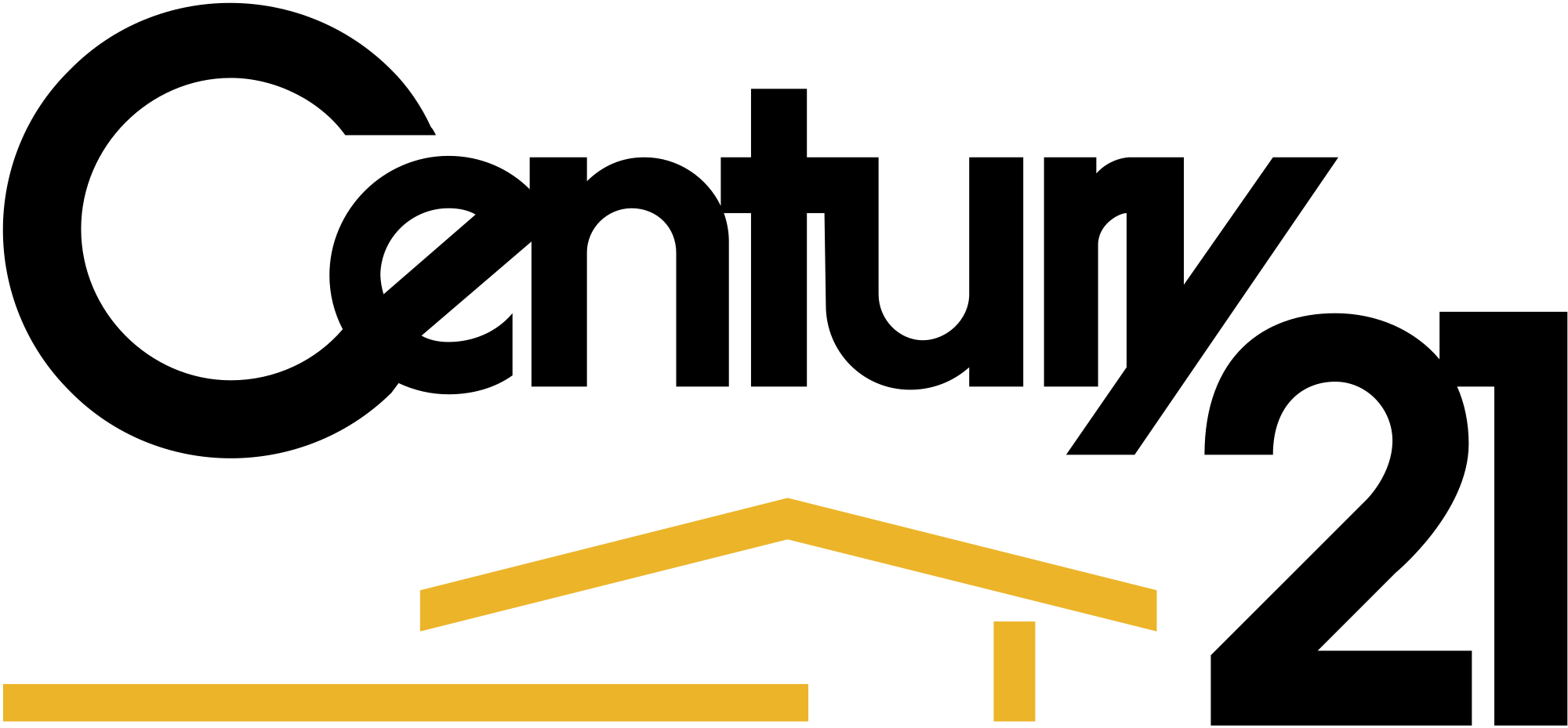 Open - Century 21 Logo Png (2000x929), Png Download