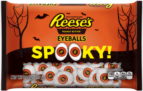 New Halloween Candy 2017 Reese's Peanut Butter Spooky - Reese's Peanut Butter Cups (600x403), Png Download