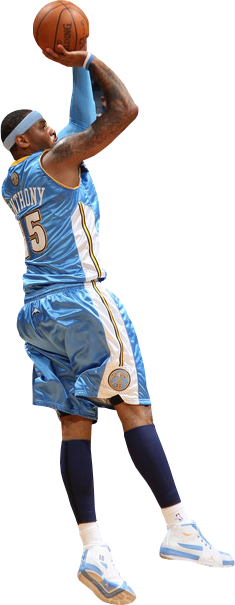 Carmelo Anthony Photo By Air Melo - Carmelo Anthony (235x605), Png Download