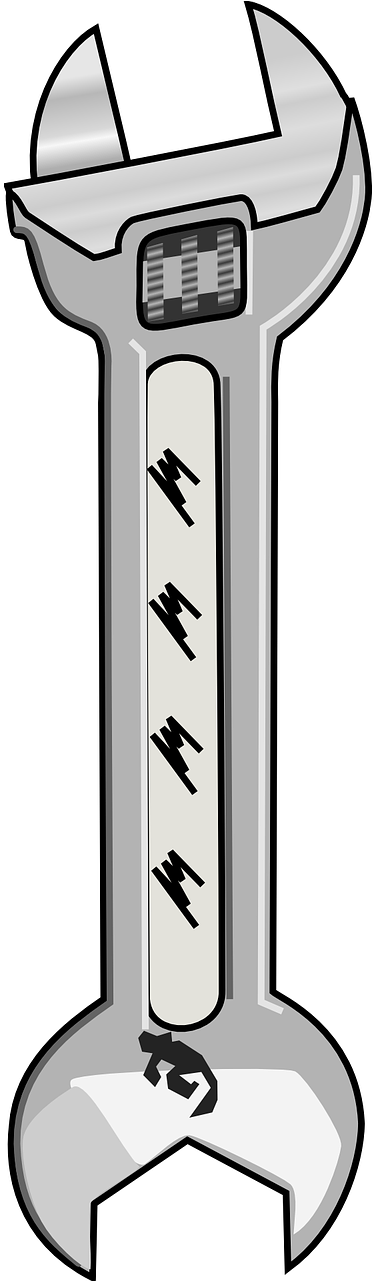 Wrench Adjustable Hardware - Logo Kunci Pas Png (640x1280), Png Download