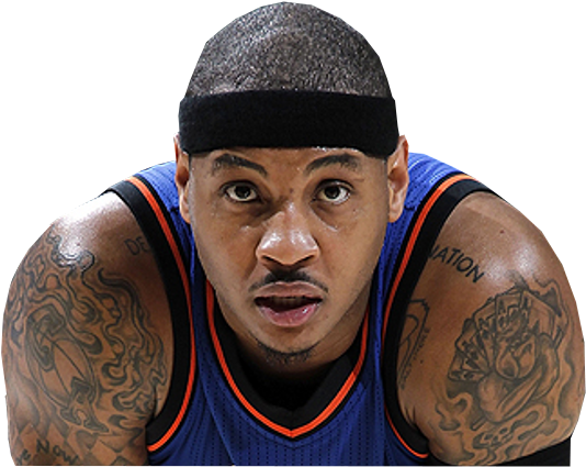 Carmelo Anthony Knicks (868x432), Png Download