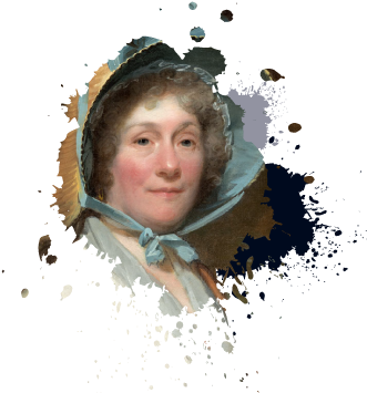 Henrietta Liston's Portrait By Gilbert Stuart - Henrietta Marchant Liston By Gilbert Stuart Throw (368x384), Png Download