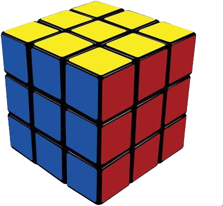 Transparent Background Rubik's Cube Png (500x456), Png Download