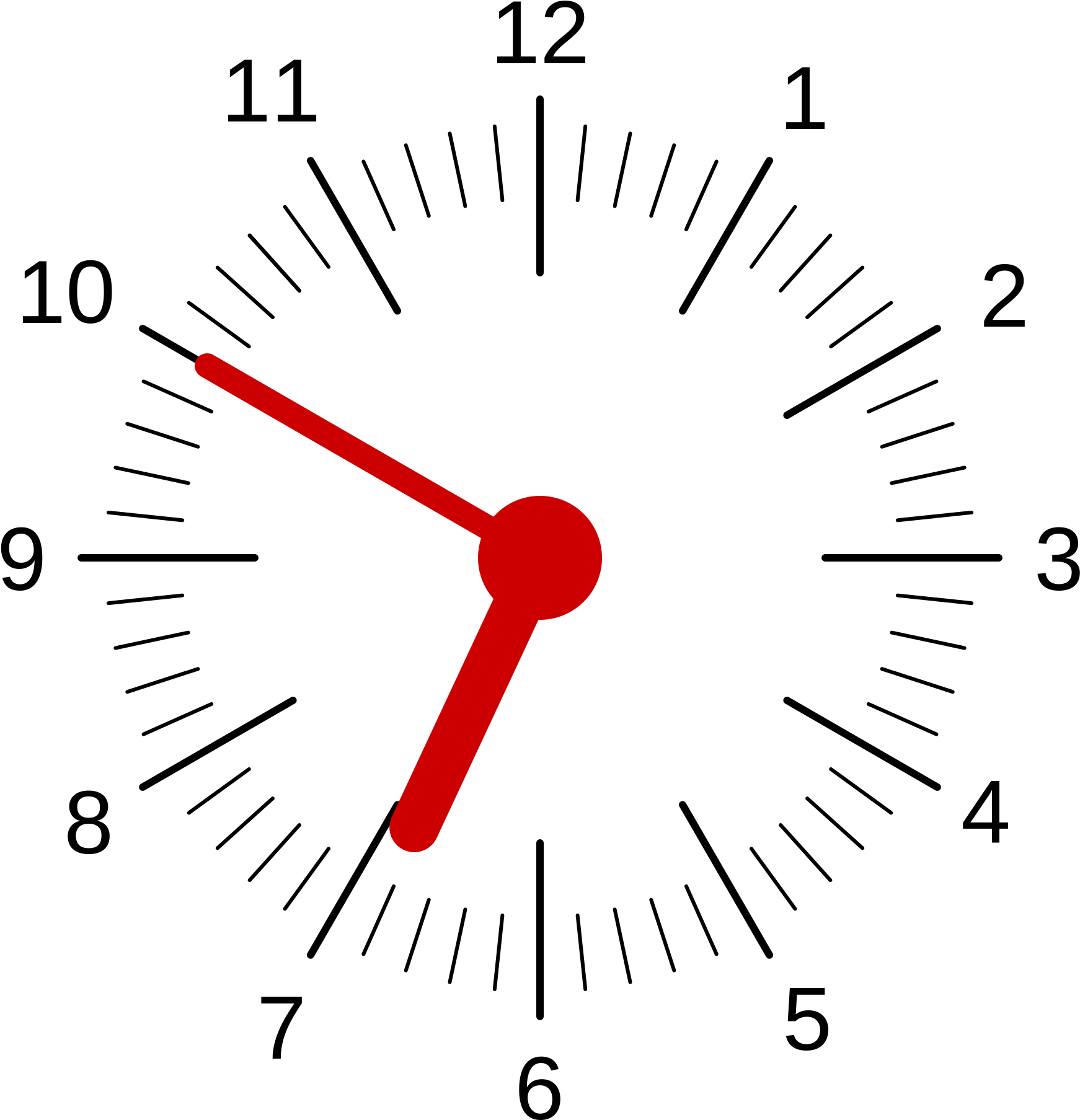 Open - Reloj 12 30 (2000x2000), Png Download
