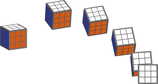 Cubes, Game, Puzzle, Intelligence, Rubik - Cube (638x340), Png Download
