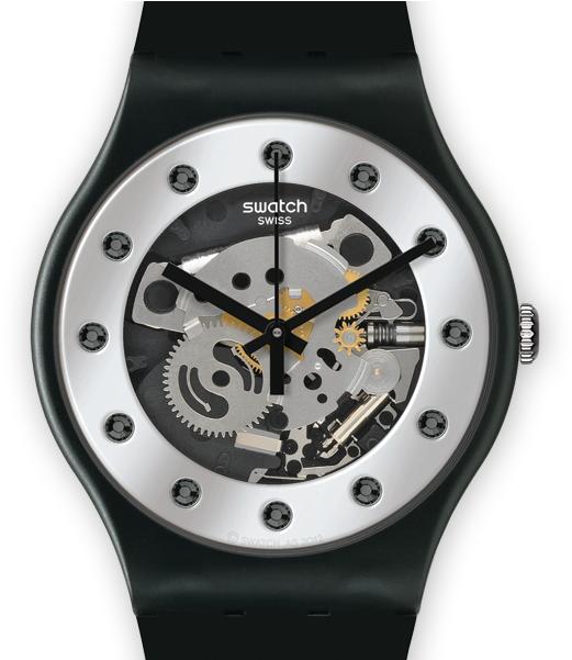 Download Swatch Men's Watch Suoz147 PNG Image with No Background -  