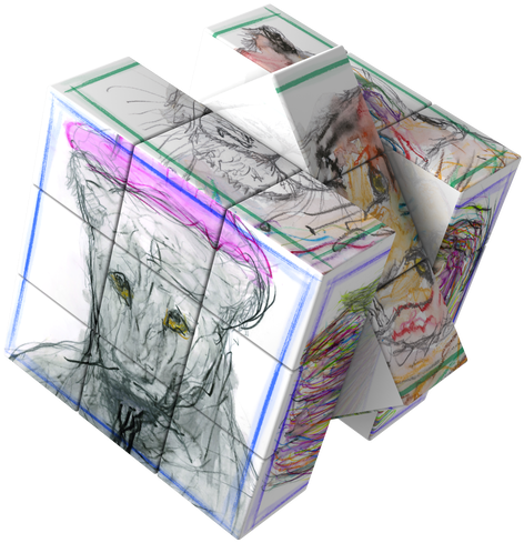 "purrrfect" Art-cube - Artist (500x500), Png Download