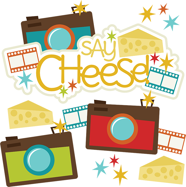 Clipart Camera Scrapbook - Say Cheese Camera Clipart (648x652), Png Download