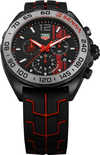 Tag Tag Heuer Formula 1, Tag Heuer Formula 1, Tag Heuer - Tag Heuer Tag Heuer Formula 1 Ayrton Senna Edition (456x608), Png Download