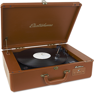 Archer™ Vinyl Record Player Classic Turntable - Electrohome Vinyl Record Player Classic Turntable With (360x360), Png Download