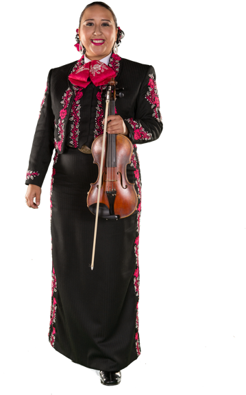 Valerie Vargas Is The Founder And Director Of Mariachi - Violin (480x600), Png Download