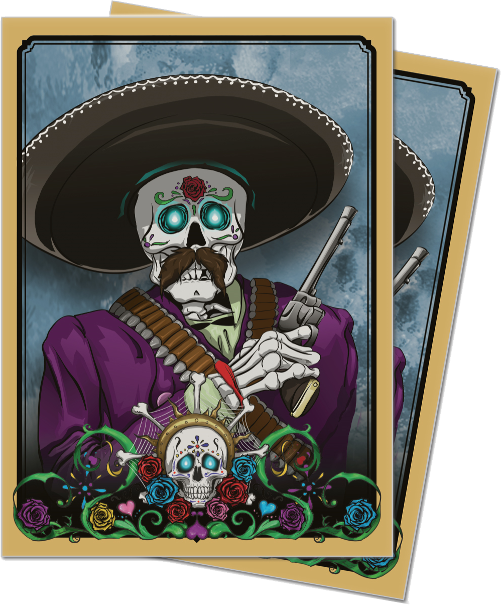 Ultra Pro Game Sleeves-dia De Los Muertos Mariachi - Ultra-pro Dia De Los Muertos Mariachi Sleeves (50) (998x1205), Png Download