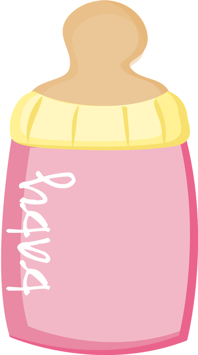 Clipart Transparent Stock Baby Bottles Clipart - Biberon Dibujo Png (650x1145), Png Download