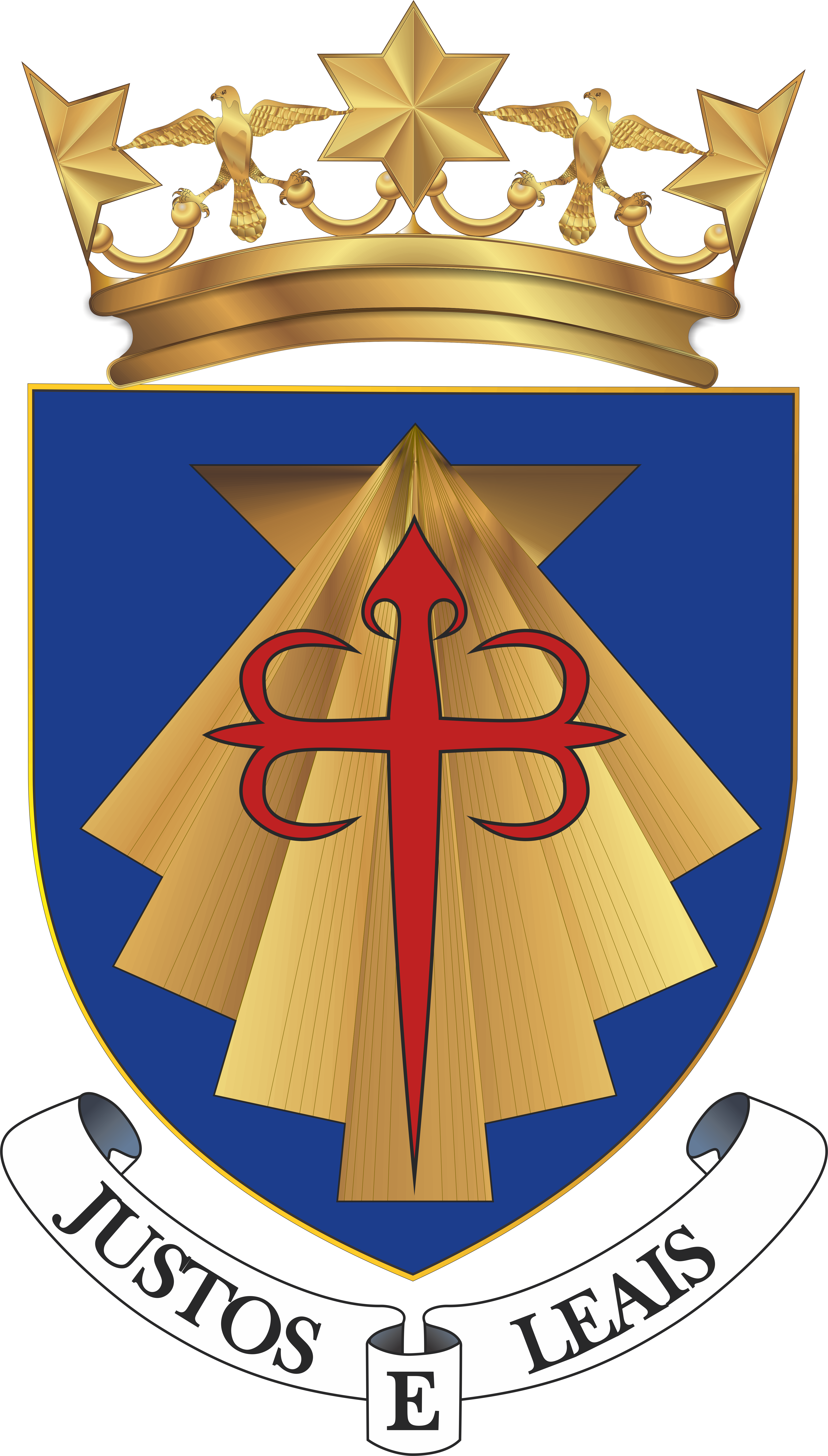 Brasão De Armas Do Comando Distrital De Setúbal Da - Comando Distrital De Setubal (4052x7128), Png Download