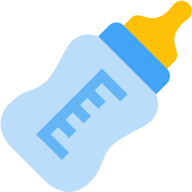 Baby Milk Bottle Icon Transparent (500x500), Png Download