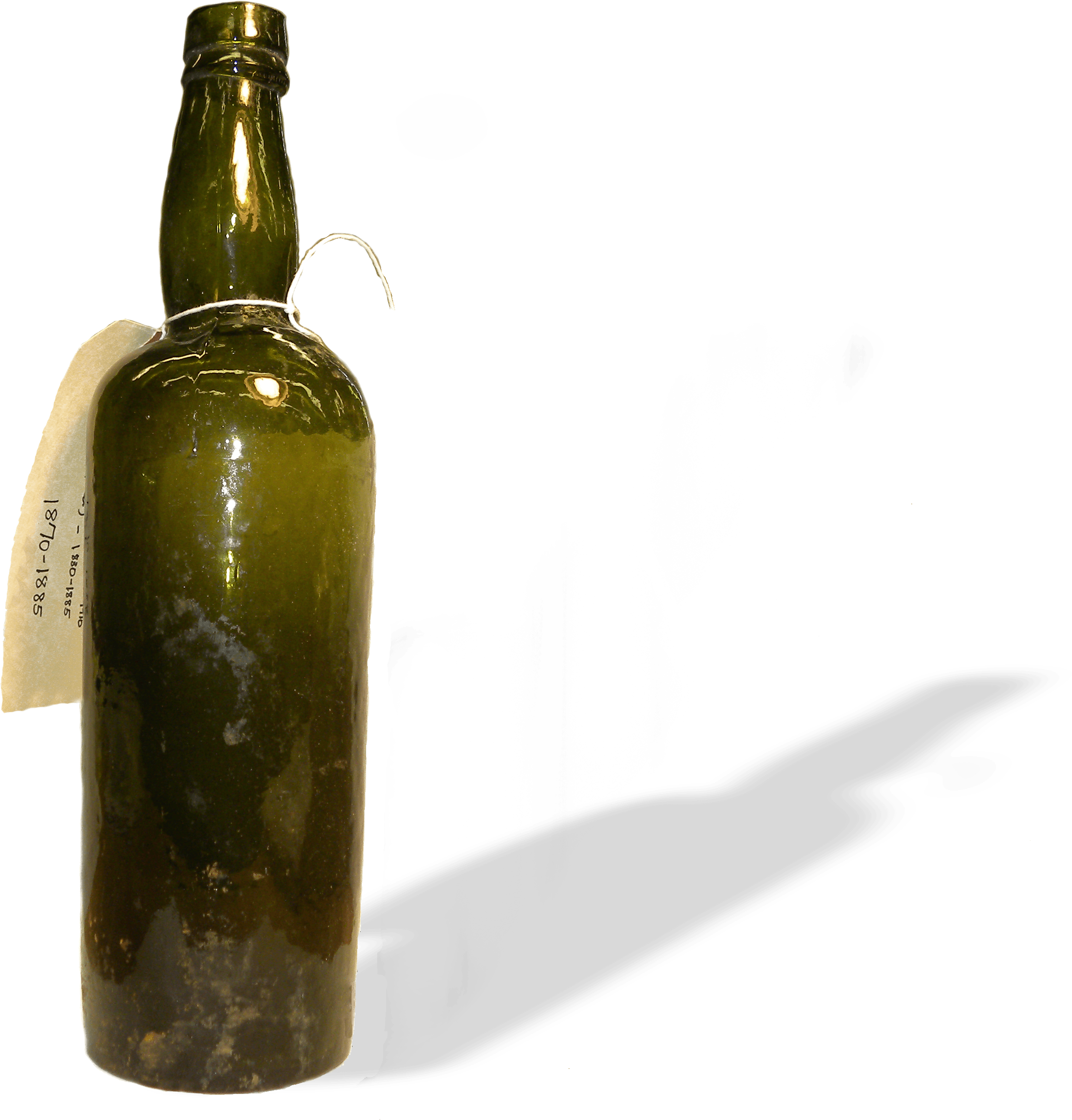 "c H Wine Bottle From Railroad Roundhouse, Cohasset, - Massachusetts (2832x2928), Png Download