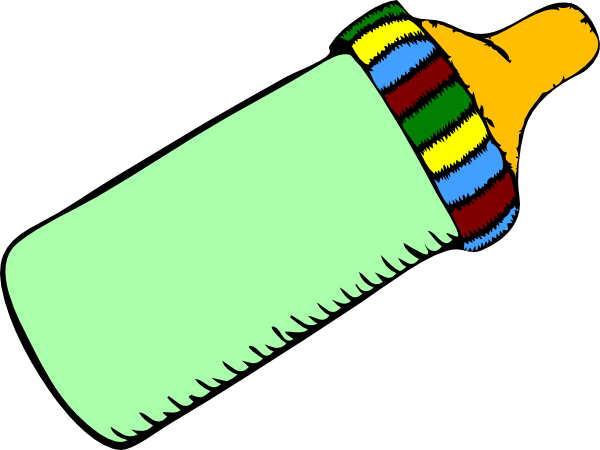 How To Set Use Green Baby Bottle Clipart (600x450), Png Download