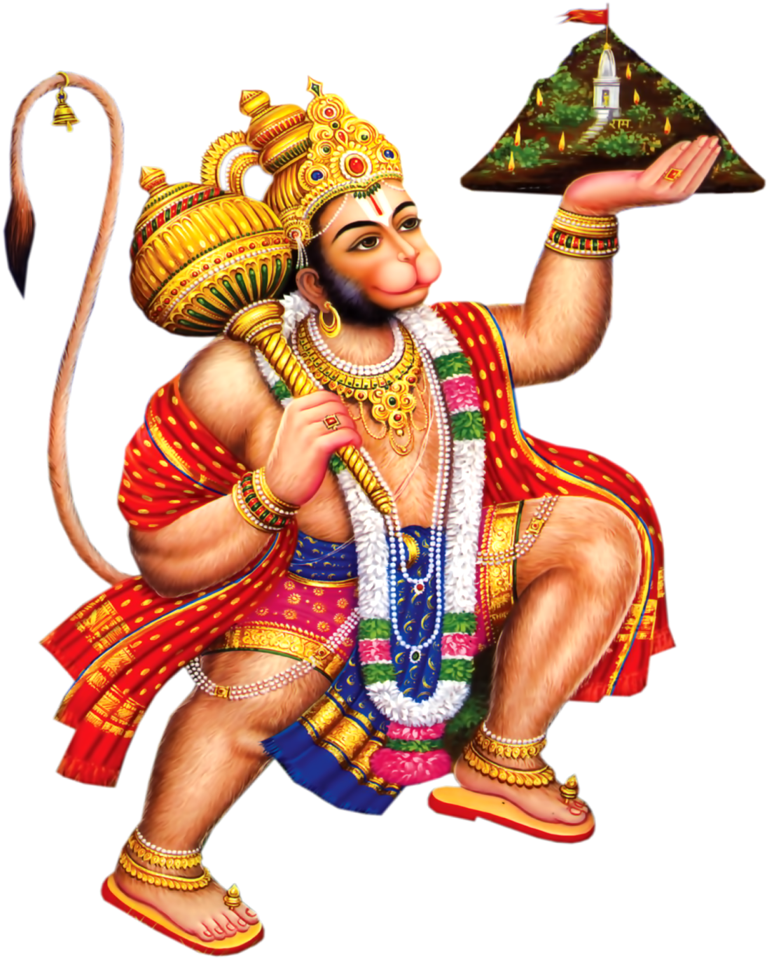 God Hanuman Png Image - Hanuman God (1177x1600), Png Download