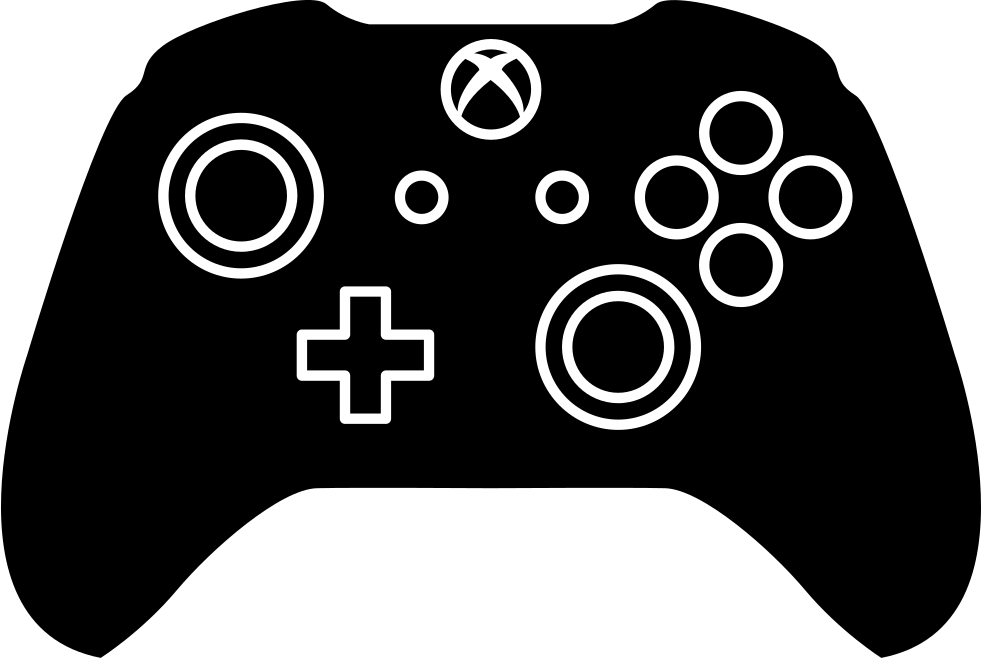 Png Black And White Library Ps4 Drawing Svg - Mando Xbox One Png (982x658), Png Download
