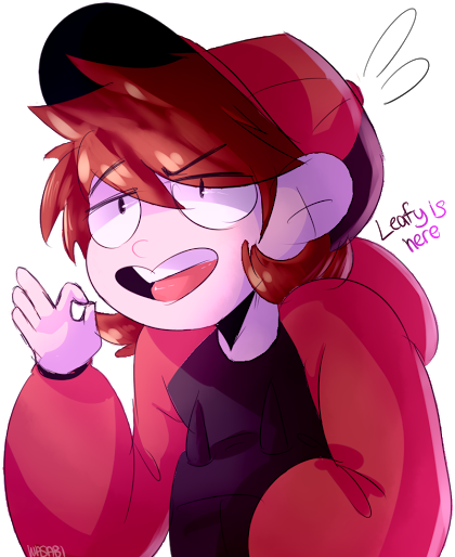 Leafyishere Favourites By M Leafyishere Clipart - Leafyishere Fanart (445x524), Png Download