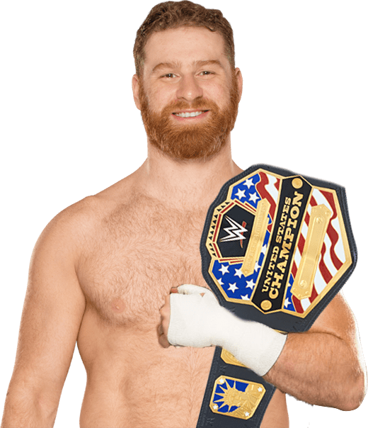 Sami Zayn Champion - Sami Zayn United States Champion (520x604), Png Download