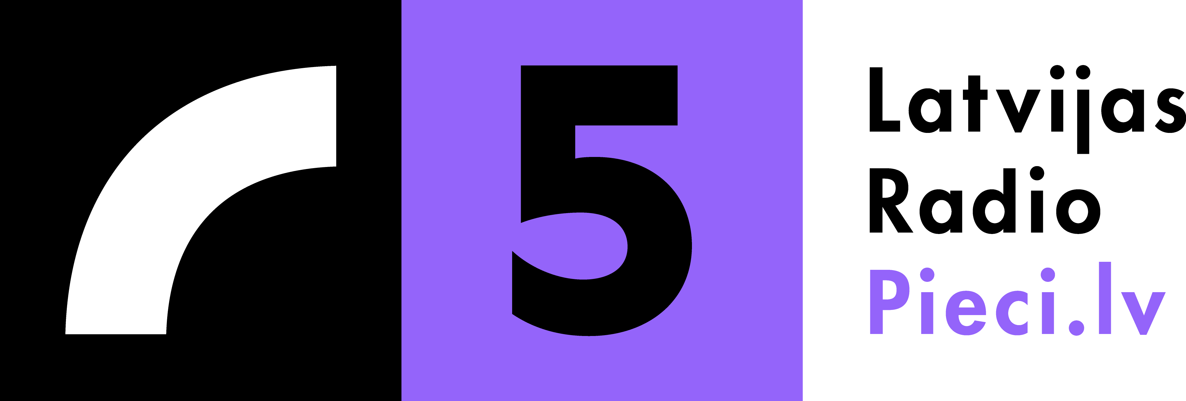 Galvenais Lr5 Logo - Latvijas Radio 5 Logo (4136x1400), Png Download