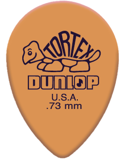 Guitar-picks - Dunlop Tortex Standard .73mm Yellow Guitar Pick - 72 (568x402), Png Download