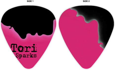 Tori Sparks 'until Morning' Guitar Pick (500x500), Png Download