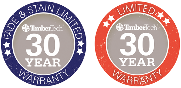 Warranties Badges - Timbertech Warranty (575x280), Png Download
