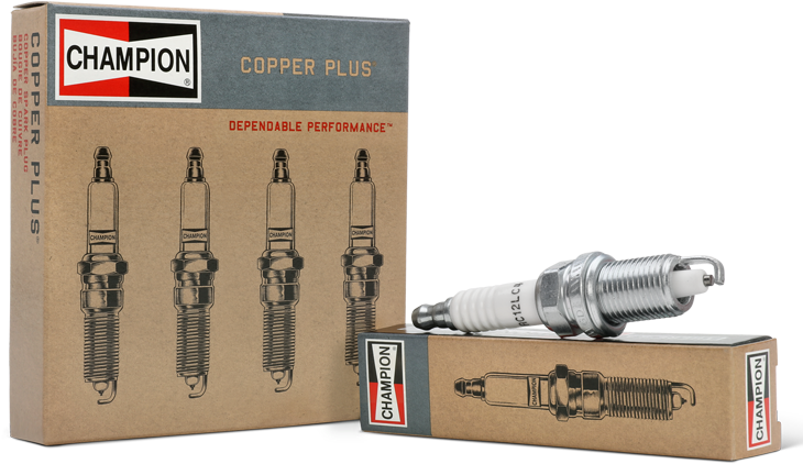 Champion Spark Plug Packaging (760x560), Png Download
