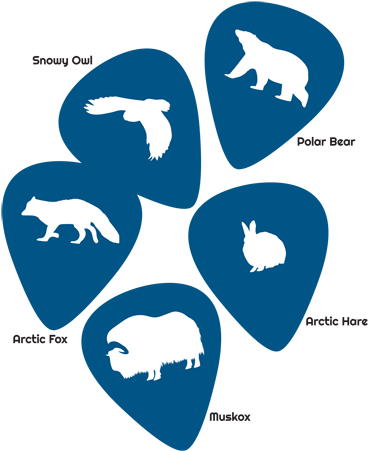 Artic Guitar Picks - Emblem (400x469), Png Download