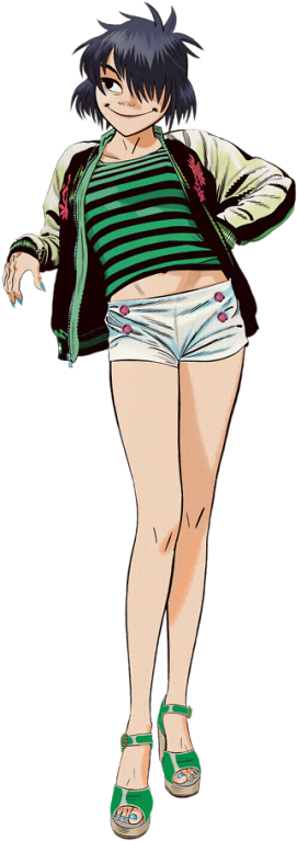 Pin By Taylor Mullins On Gorillaz - Gorillaz (452x810), Png Download