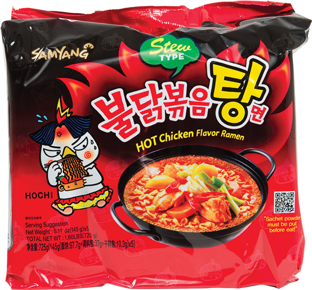 Samyang Hot Chicken Stew Ramen - Instant Noodles (hot Chicken Stew) - Sam Yang (640x640), Png Download