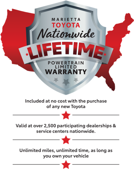 Mariette Toyota Lifetime Warranty Logo - Cocaine In America (600x600), Png Download