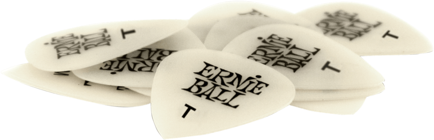 Ernie Ball Thin Super Glow Guitar Picks, Bag Of 12, - Ernie Ball Super Glow Guitar Plectrums Pack (1024x1024), Png Download