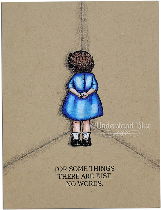 Baby In The Corner By Understandblue - Cardmaking (650x808), Png Download