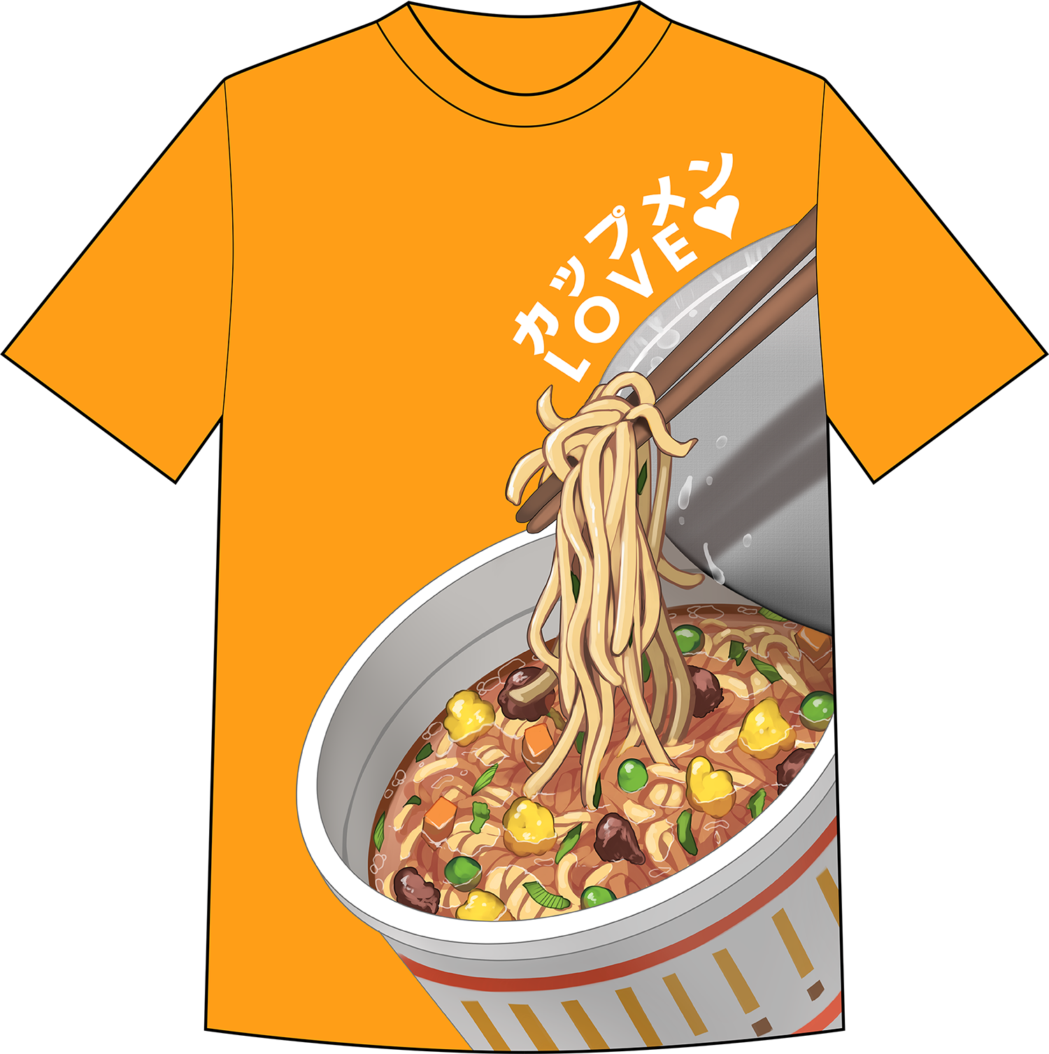 Cup Noodle (1500x1507), Png Download