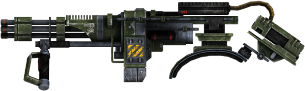 Shoulder Mounted Machine Gun - Vegas Shoulder Mounted Machine Gun (640x202), Png Download