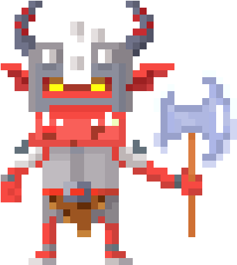 Squinch Pixel - Dungeon Boss Pixel Art (500x500), Png Download