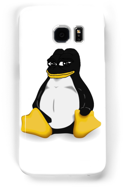 Linux Pepe Linux, Linux Kernel - Linux Pepe (500x700), Png Download