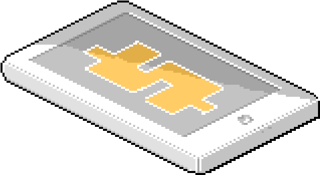 Make Pixel Art Deluxe - Ipad Pixel Art (740x484), Png Download