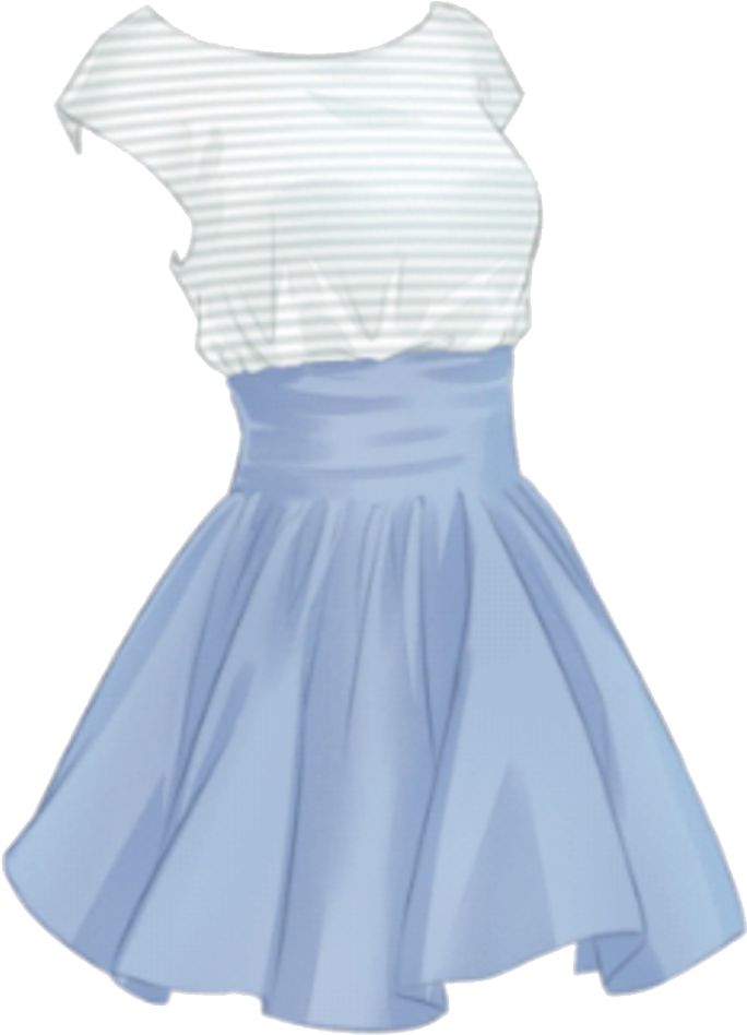 Blue Dress Png Photo - Love Nikki Dress Transparent (741x1024), Png Download